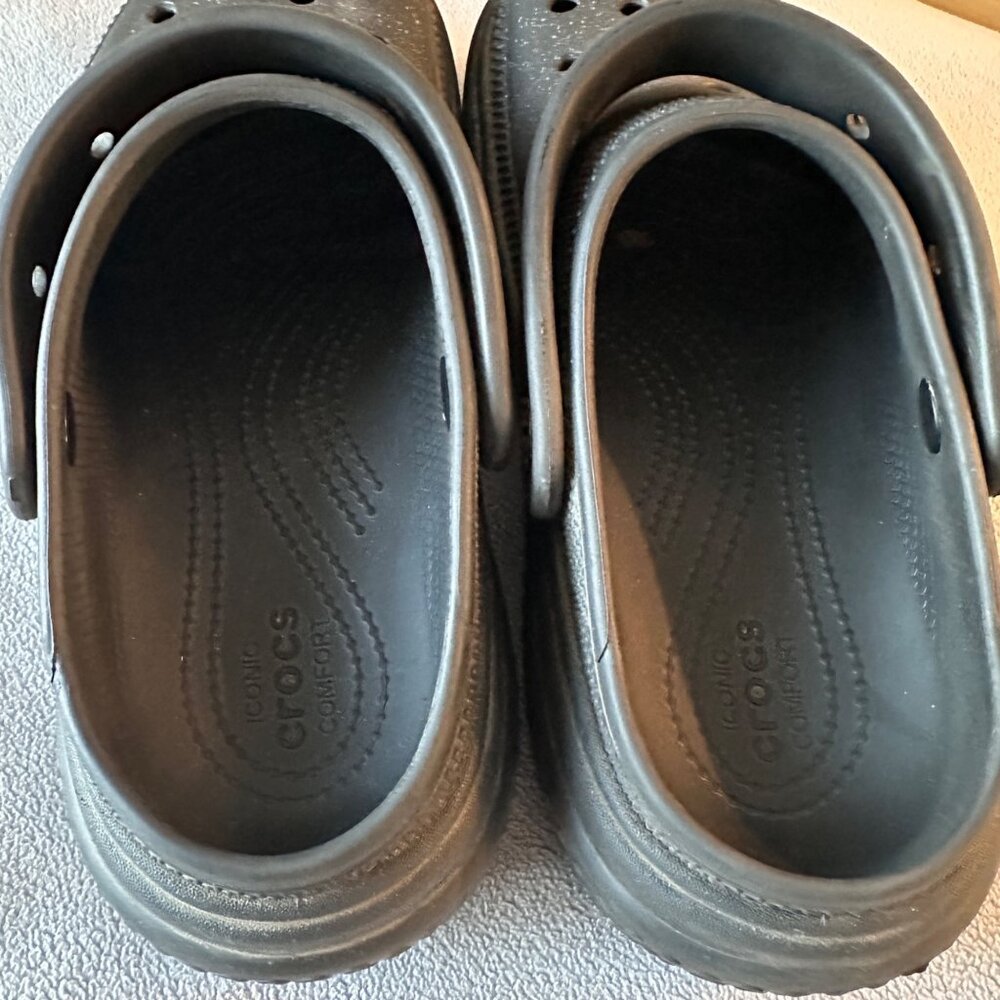 Crocs Stomp Clog Platform Womens 10 Limited Edition‎ Discontinued Platform FLAW - Picture 5 of 8